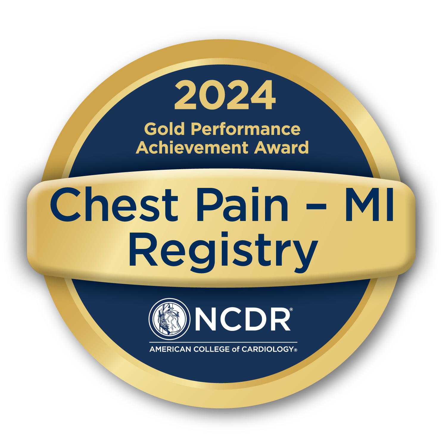 American College of Cardiology NCDR Chest Pain – MI Registry Gold Performance Achievement Award 2024