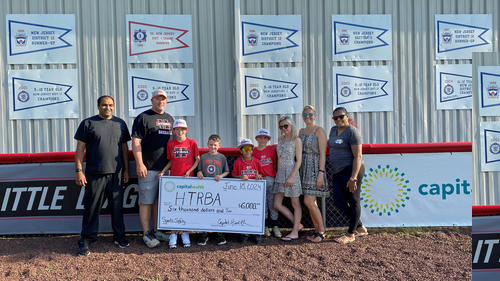 Capital Health Sponsors Hamilton Township Little League